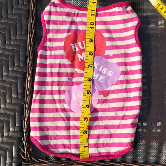 Dog Puppy Pet Tees T-shirts Lot of 2 Pink Summer Clothing - Picture 12 of 14